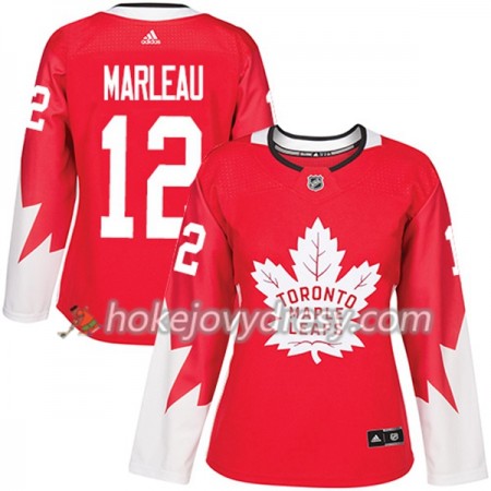 Dámské Hokejový Dres Toronto Maple Leafs Patrick Marleau 12 Červená 2017-2018 Adidas Alternate Authentic